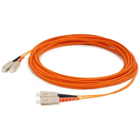Add-On This Is A 1M Sc (Male) To Sc (Male) Orange Duplex Riser-Rated Fiber ADD-SC-SC-1M6MMF